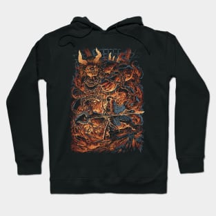 Giant Red Demon Hoodie